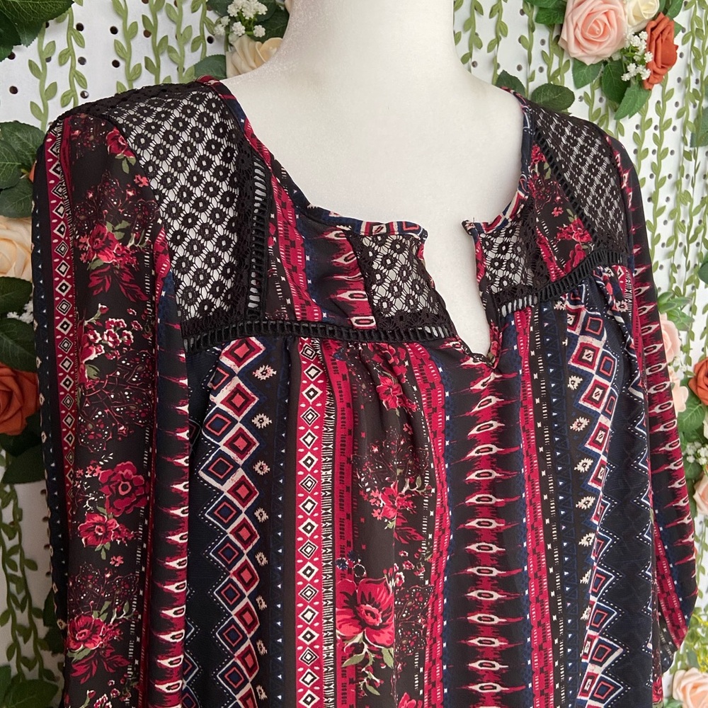 Rewind Pattern Blouse - image 2